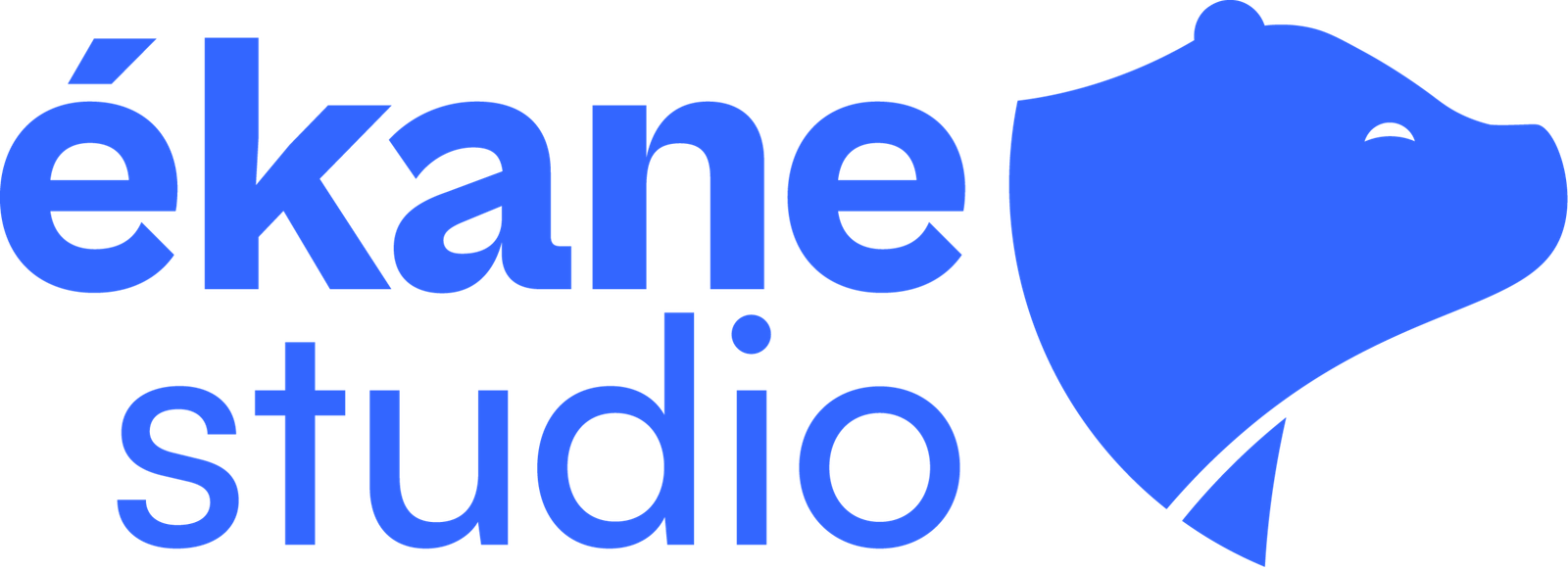Logo azul de Ékane Studio